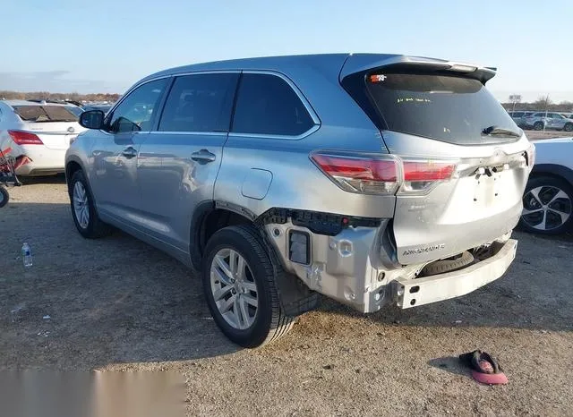 5TDZARFH1ES008344 2014 2014 Toyota Highlander- LE 3