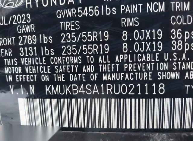 KMUKB4SA1RU021118 2024 2024 Genesis GV60- Standard Rwd 9