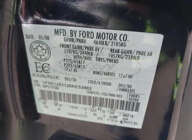 1FMCU93128KE53882 2008 2008 Ford Escape- Xlt 9