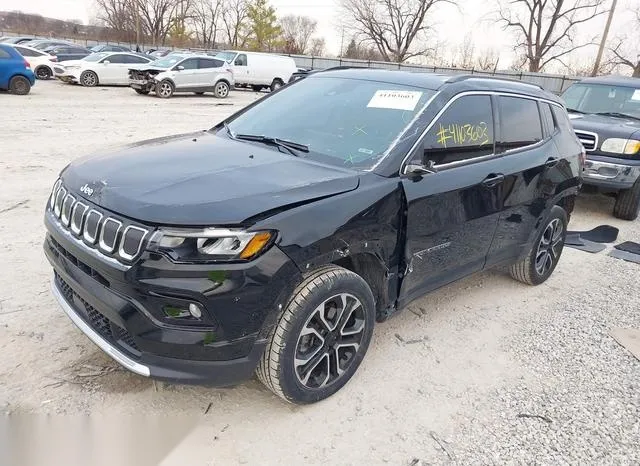 3C4NJDCB8NT160922 2022 2022 Jeep Compass- Limited 4X4 2