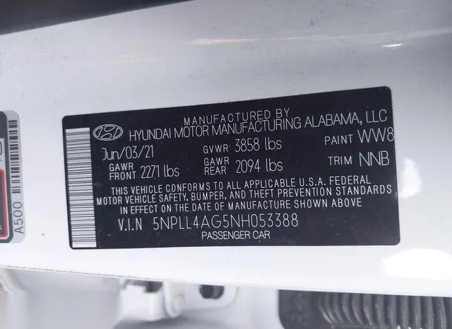 5NPLL4AG5NH053388 2022 2022 Hyundai Elantra- SE 9