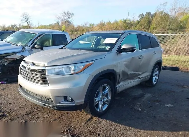 5TDYKRFHXES017777 2014 2014 Toyota Highlander- Limited V6 2