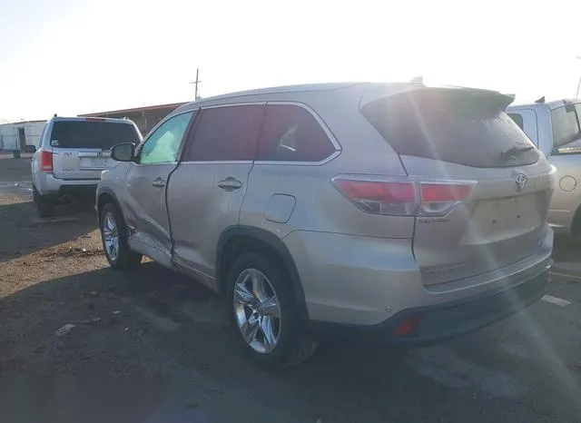 5TDYKRFHXES017777 2014 2014 Toyota Highlander- Limited V6 3