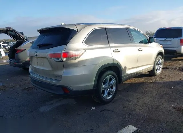 5TDYKRFHXES017777 2014 2014 Toyota Highlander- Limited V6 4