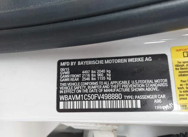 WBAVM1C50FV498880 2015 2015 BMW X1- Sdrive28I 9