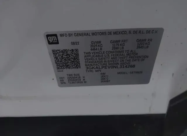 3GKALPEV0NL314268 2022 2022 GMC Terrain- Fwd Slt 9