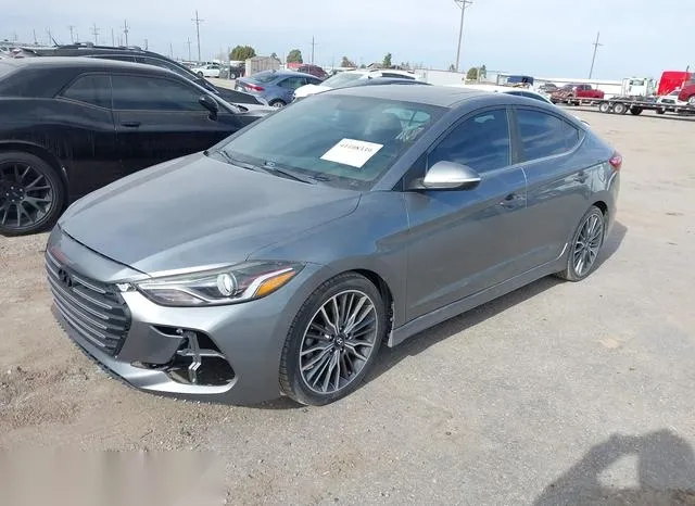 KMHD04LB0JU680526 2018 2018 Hyundai Elantra- Sport 2