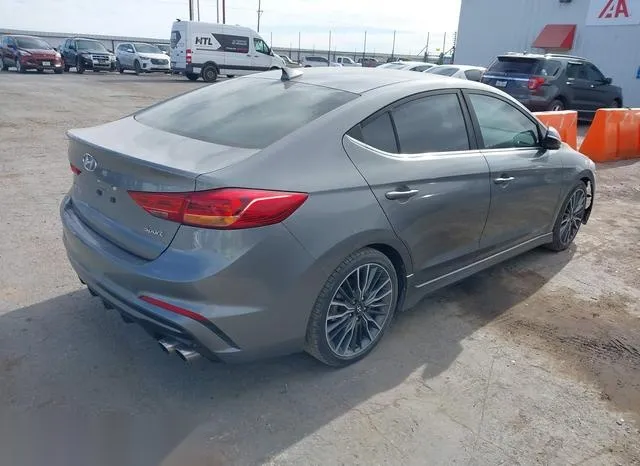 KMHD04LB0JU680526 2018 2018 Hyundai Elantra- Sport 4