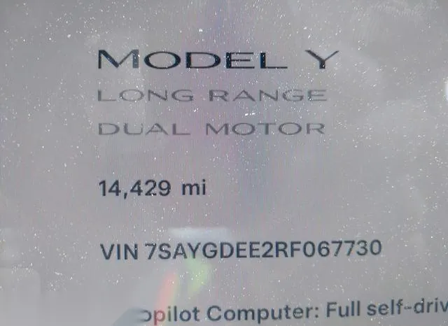 7SAYGDEE2RF067730 2024 2024 Tesla Model Y- Long Range Dual 7