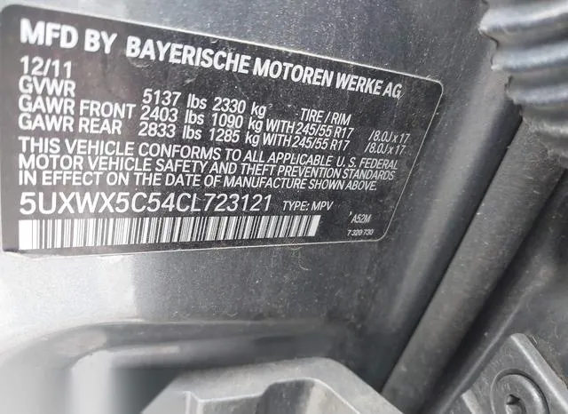 5UXWX5C54CL723121 2012 2012 BMW X3- Xdrive28I 9