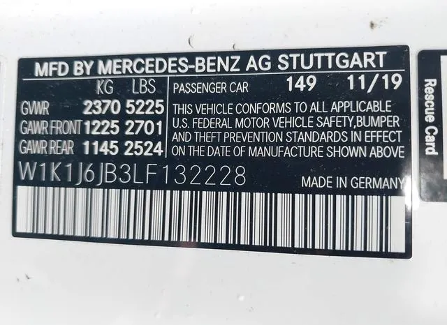 W1K1J6JB3LF132228 2020 2020 Mercedes-Benz E-Class- E450 4Matic 9