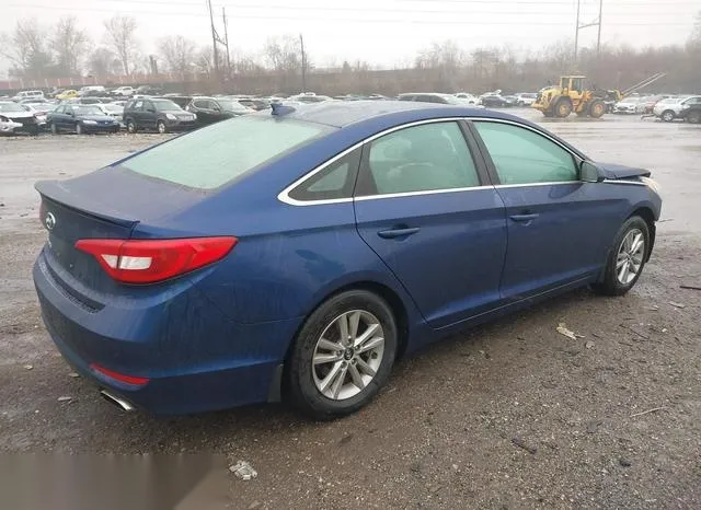 5NPE24AF2FH160676 2015 2015 Hyundai Sonata- SE 4