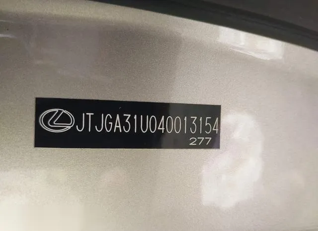 JTJGA31U040013154 2004 2004 Lexus RX- 330 9