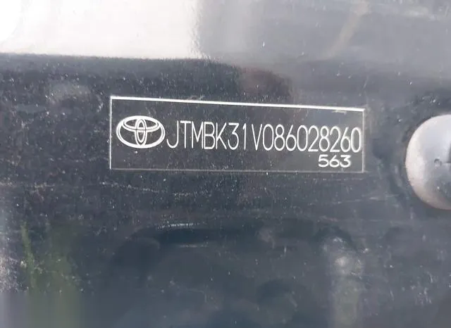 JTMBK31V086028260 2008 2008 Toyota RAV4- Limited V6 9