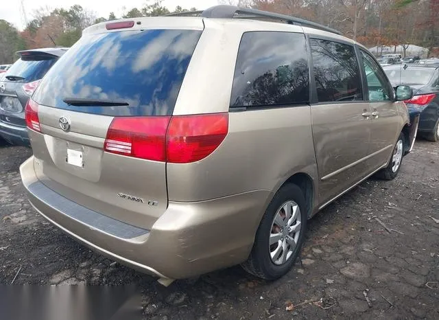 5TDZA23C24S132587 2004 2004 Toyota Sienna- LE 4