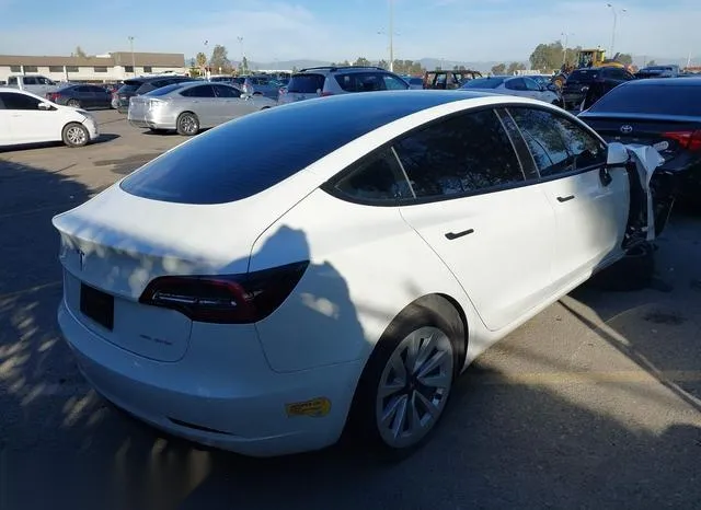 5YJ3E1EB8NF296103 2022 2022 Tesla Model 3- Long Range Dual 4