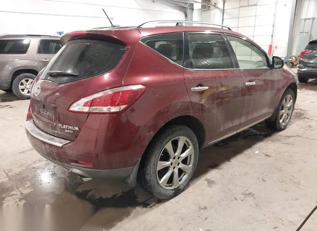 JN8AZ1MW2CW237254 2012 2012 Nissan Murano- LE 4