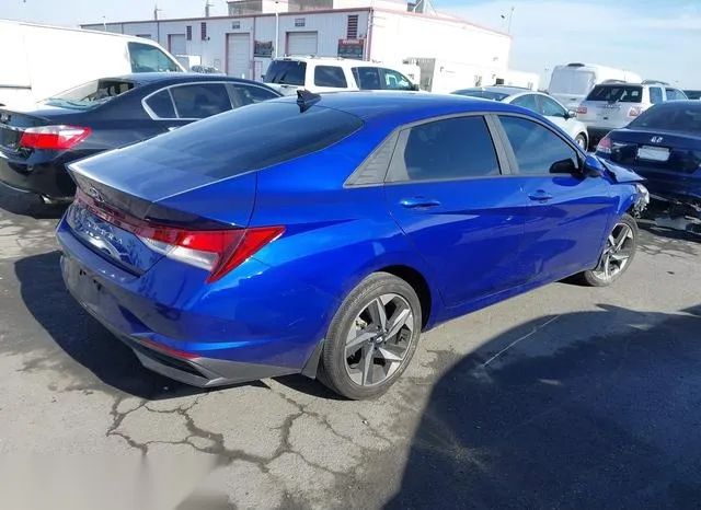 KMHLS4AG4PU521876 2023 2023 Hyundai Elantra- Sel 4