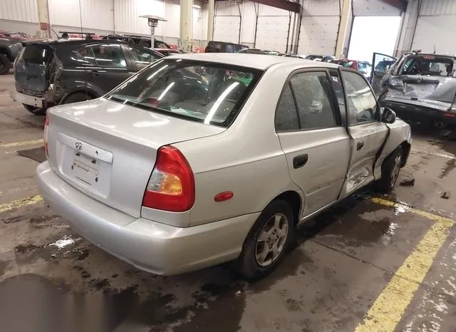 KMHCG45C12U296950 2002 2002 Hyundai Accent- GL 4