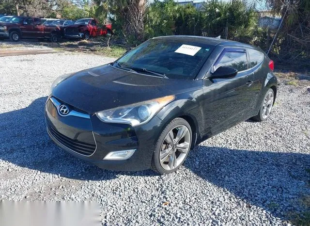 KMHTC6AD7DU110112 2013 2013 Hyundai Veloster- Base W/Gray 2