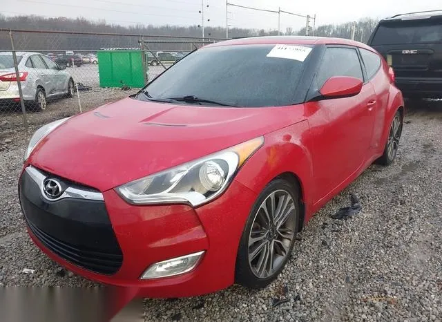 KMHTC6AD1DU113779 2013 2013 Hyundai Veloster- Base W/Gray 2