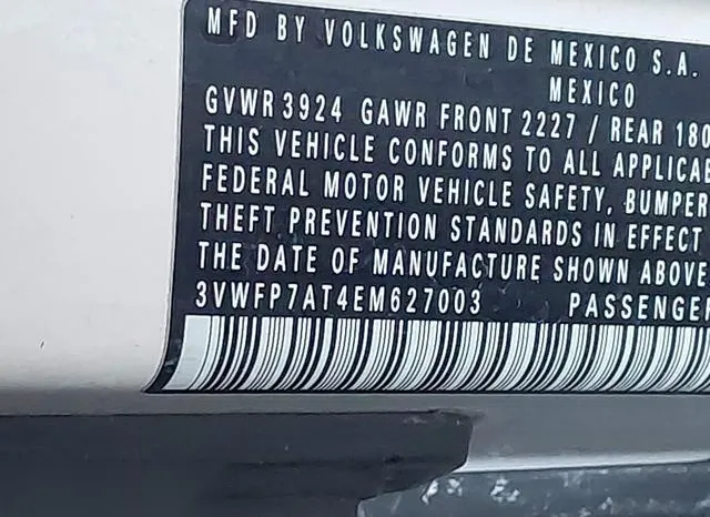 3VWFP7AT4EM627003 2014 2014 Volkswagen Beetle- 2-5L Entry 9