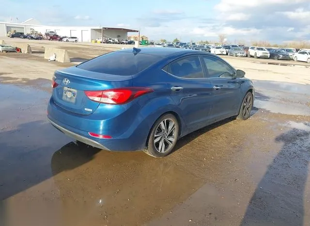 KMHDH4AE3EU187256 2014 2014 Hyundai Elantra- Limited 4