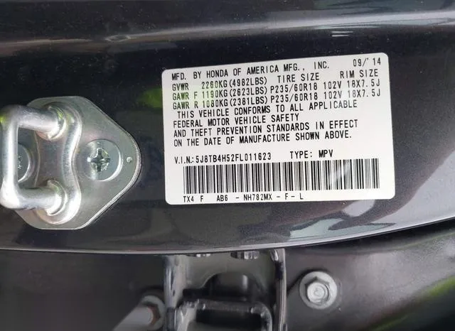 5J8TB4H52FL011623 2015 2015 Acura RDX 9