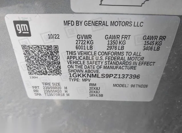 1GKKNMLS9PZ137396 2023 2023 GMC Acadia- Fwd Slt 9