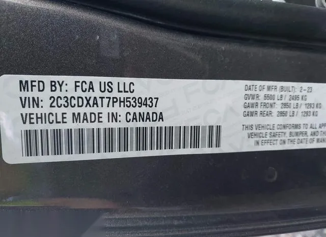 2C3CDXAT7PH539437 2023 2023 Dodge Charger- Police Rwd 9