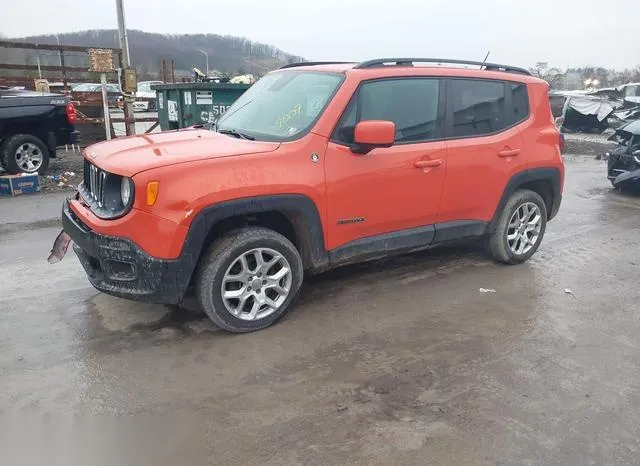 ZACCJBBT2GPD77009 2016 2016 Jeep Renegade- Latitude 2