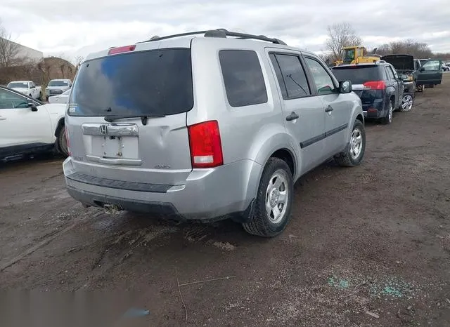 5FNYF4H26AB020092 2010 2010 Honda Pilot- LX 4