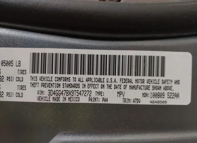 3D4GG47BX9T547272 2009 2009 Dodge Journey- SE 9