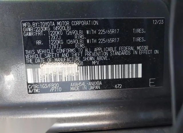 JTMMWRFV9RD215938 2024 2024 Toyota RAV4- Hybrid LE 9