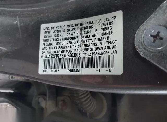 19XFB2F5XDE003018 2013 2013 Honda Civic- LX 9