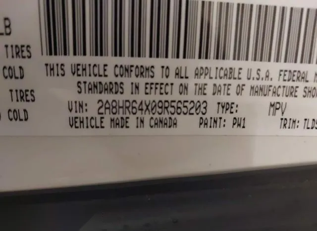 2A8HR64X09R565203 2009 2009 Chrysler Town and Country- Limited 9