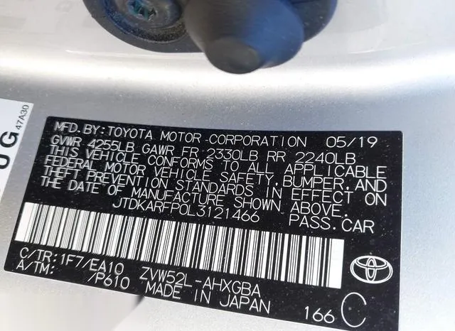 JTDKARFP0L3121466 2020 2020 Toyota Prius- Prime Limited 9