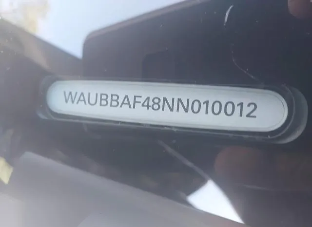 WAUBBAF48NN010012 2022 2022 Audi A4- Premium Plus 40 Tfsi Q 9