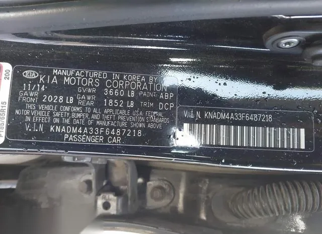 KNADM4A33F6487218 2015 2015 KIA Rio- LX 9