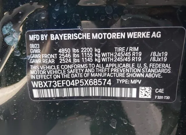 WBX73EF04P5X68574 2023 2023 BMW X1- Xdrive28I 9