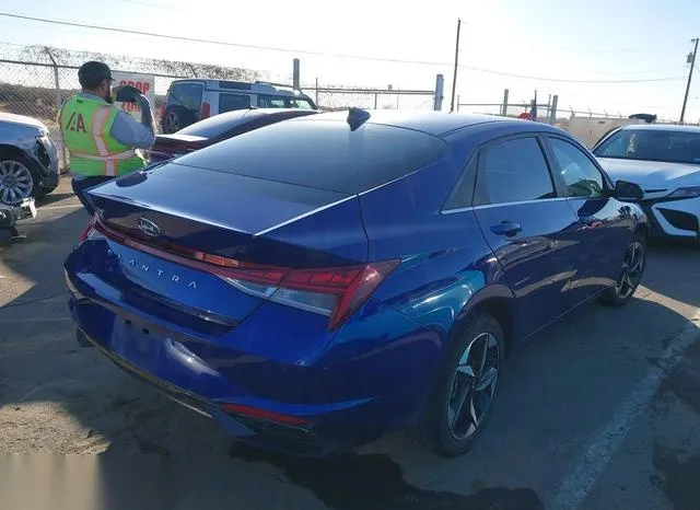 5NPLN4AG3MH028319 2021 2021 Hyundai Elantra- Sel 4