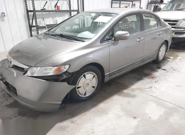 JHMFA36288S023493 2008 2008 Honda Civic- Hybrid 2