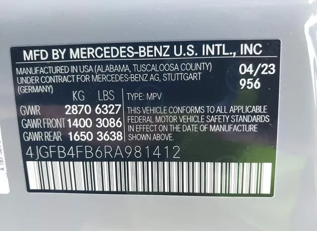 4JGFB4FB6RA981412 2024 2024 Mercedes-Benz GLE 350- 4Matic 9