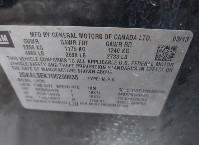 2GKALSEK7D6299635 2013 2013 GMC Terrain- Sle-2 9