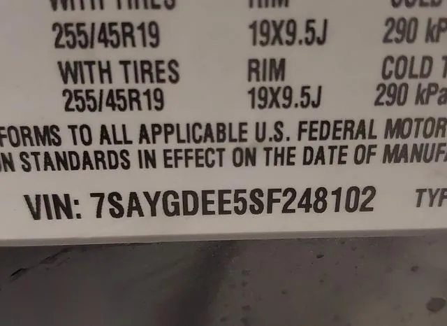 7SAYGDEE5SF248102 2025 2025 Tesla Model Y- Long Range Dual 9