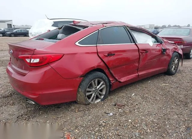 5NPE24AF6HH493532 2017 2017 Hyundai Sonata- SE 4