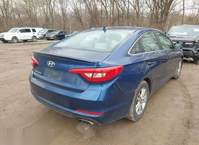 5NPE24AF9FH108347 2015 2015 Hyundai Sonata- SE 4