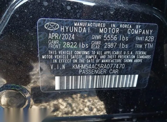 KMHM54AC5RA077470 2024 2024 Hyundai Ioniq 6- Limited 9