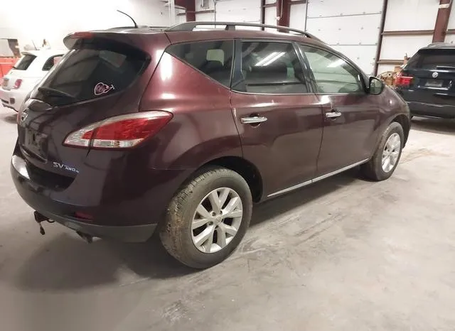 JN8AZ1MW0DW315659 2013 2013 Nissan Murano- SV 4