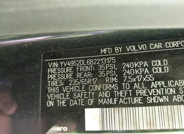 YV4952DL6B2213175 2011 2011 Volvo XC60- 3-2 9